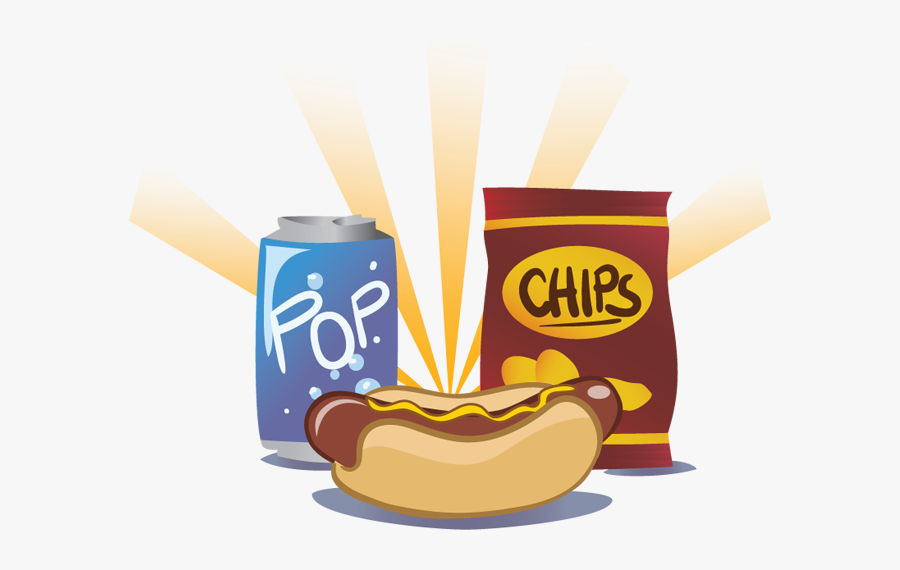 From North Jones To The Nations - Hot Dog Chips Drink, Transparent Clipart