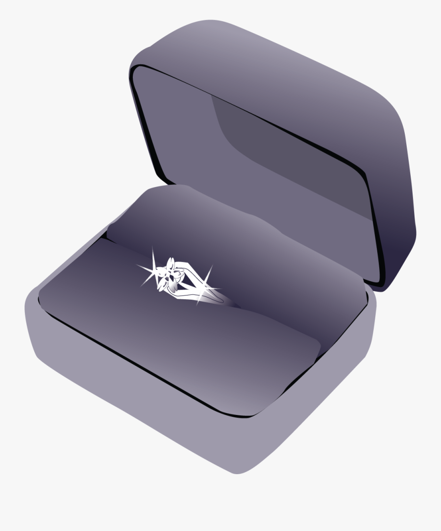 Ring Png - Wedding Ring In A Box Transparent Background, Transparent Clipart