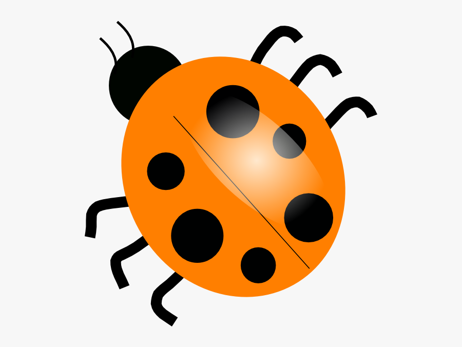 Insects Clipart Orange Bug - Ladybug Clip Art, Transparent Clipart