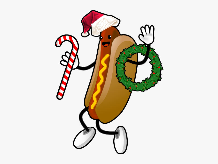 Hotdog Clipart Happy - Hot Dog With Arms And Legs, Transparent Clipart