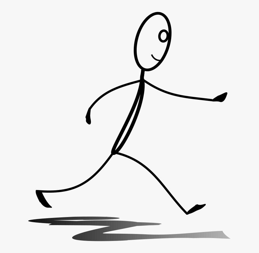 May Is Physical Fitness Month - Walking Transparent Stick Figure, Transparent Clipart