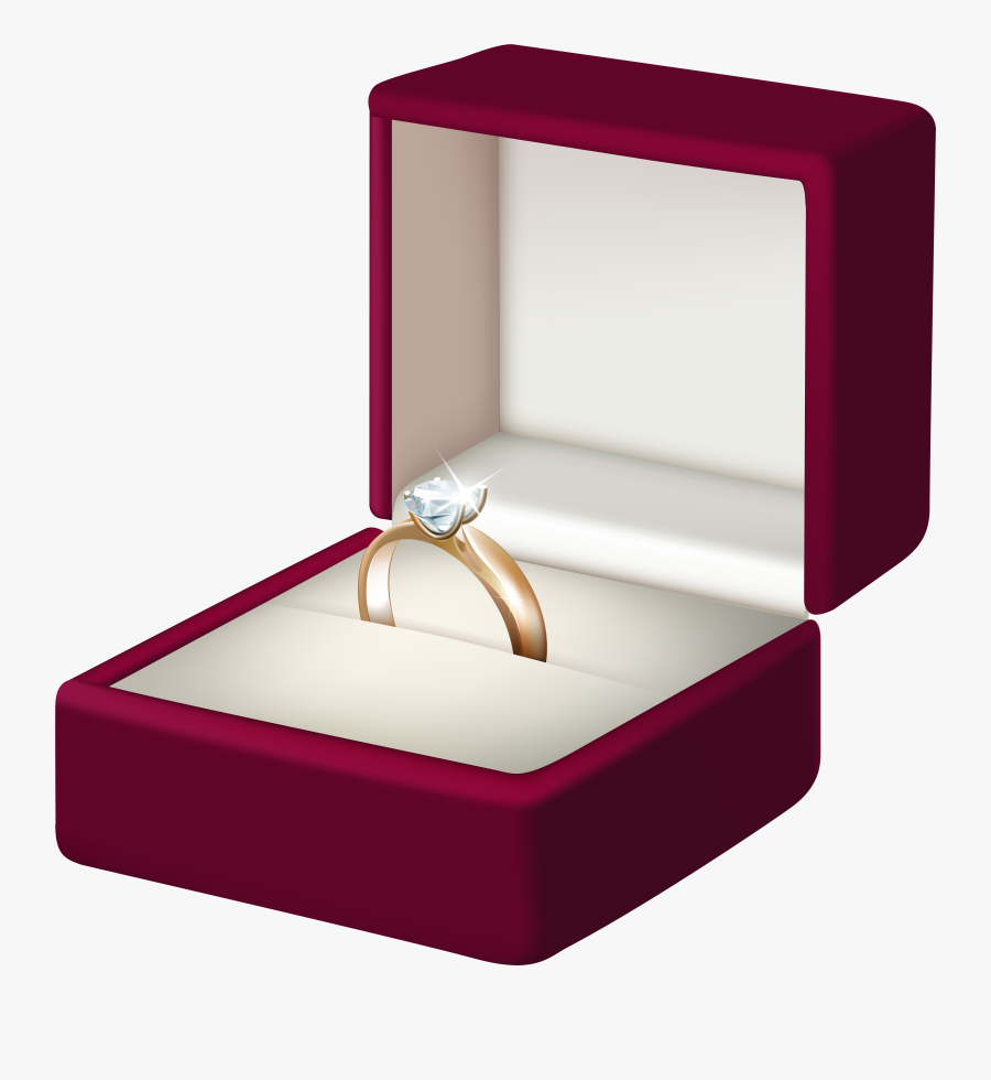 Image Library Stock Engagement Rings Clipart - Transparent Background Wedding Ring Box Png, Transparent Clipart