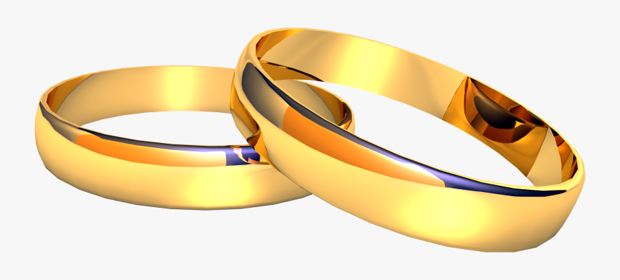 Rings Clipart Gold Ring - Wedding Rings, Transparent Clipart