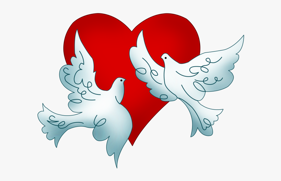 Wedding Cliparts Transparent - Free Clip Art Wedding Doves, Transparent Clipart