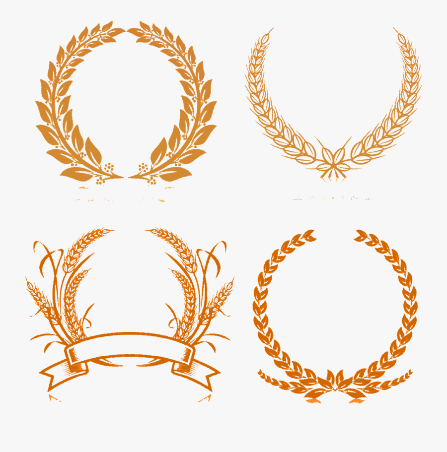 Laurel Wreath Stock Photography - Transparent Red Laurel Wreath, Transparent Clipart