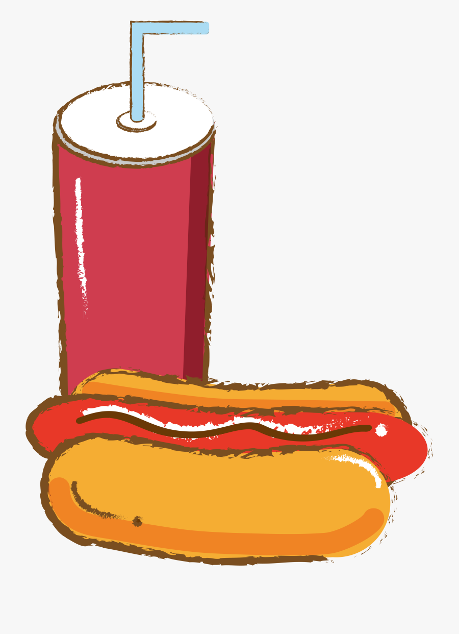 Transparent Free Cartoon Hot Dog Clipart, Transparent Clipart