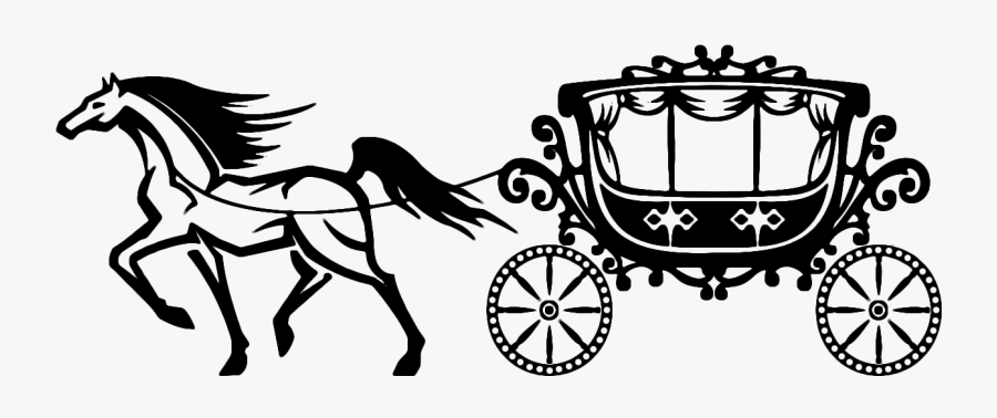 Cinderella Pumpkin Carriage Clip Art Royalty Free Download - Rath Black And White, Transparent Clipart