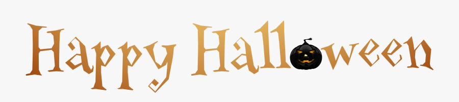 Happy Halloween Pumpkin Clipart, Transparent Clipart