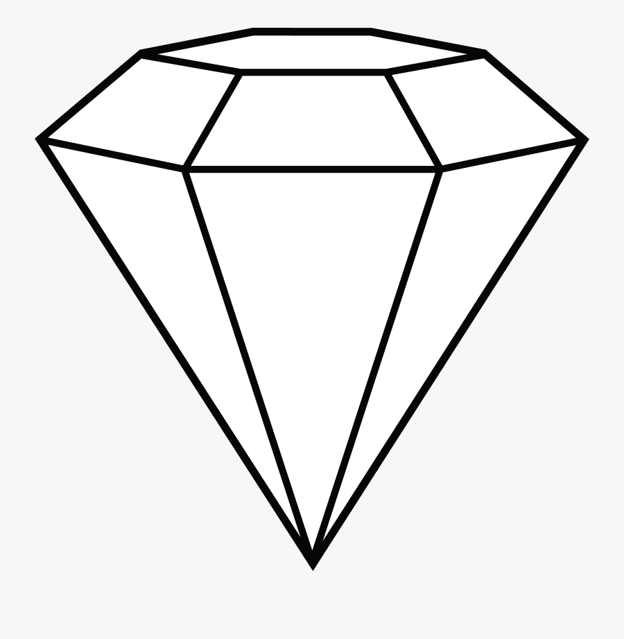 Diamond Coloring Fresh Andrew - Diamond Drawing, Transparent Clipart