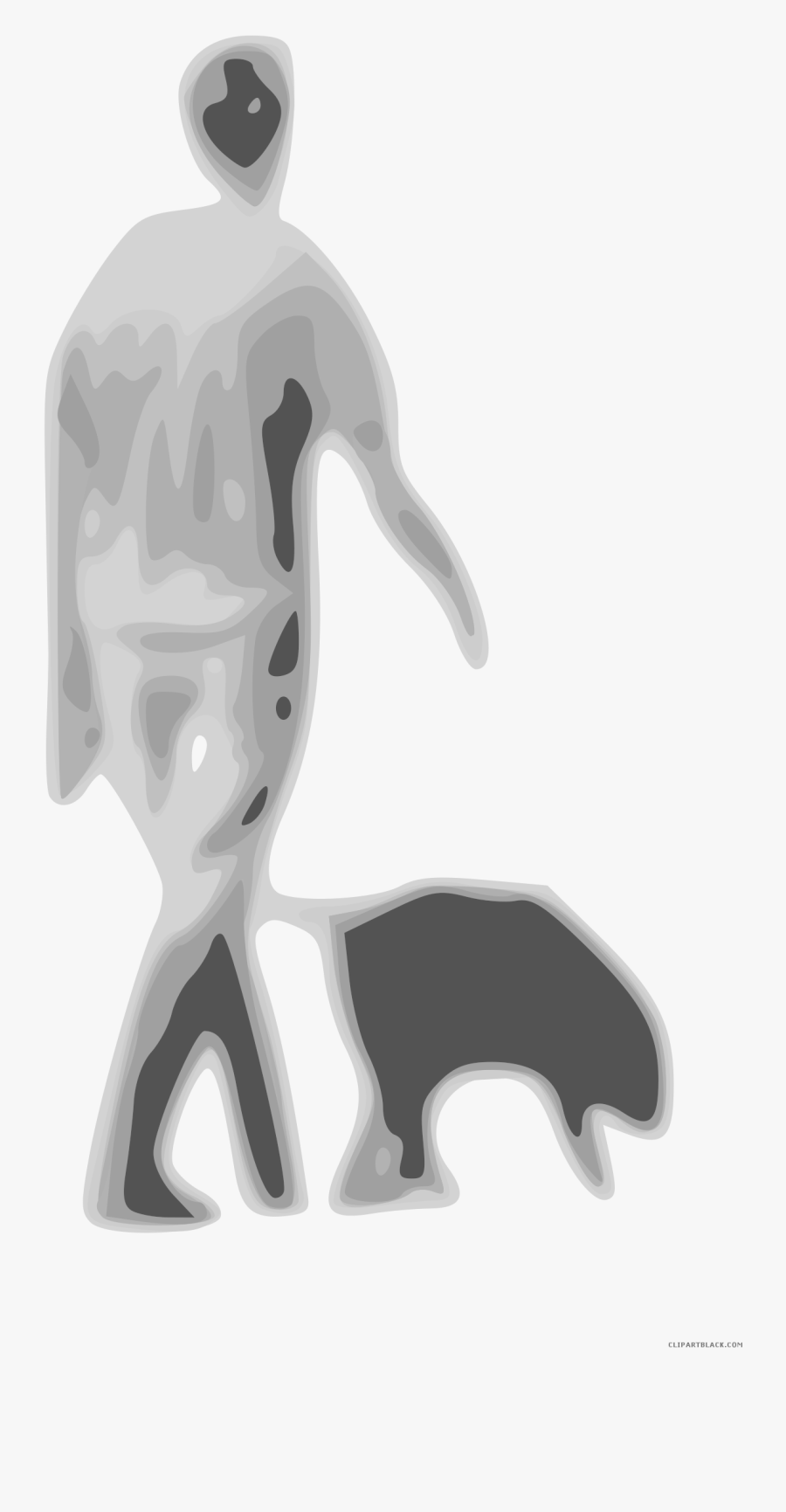 Walking Dog Clipart - Man Walking Pdf, Transparent Clipart