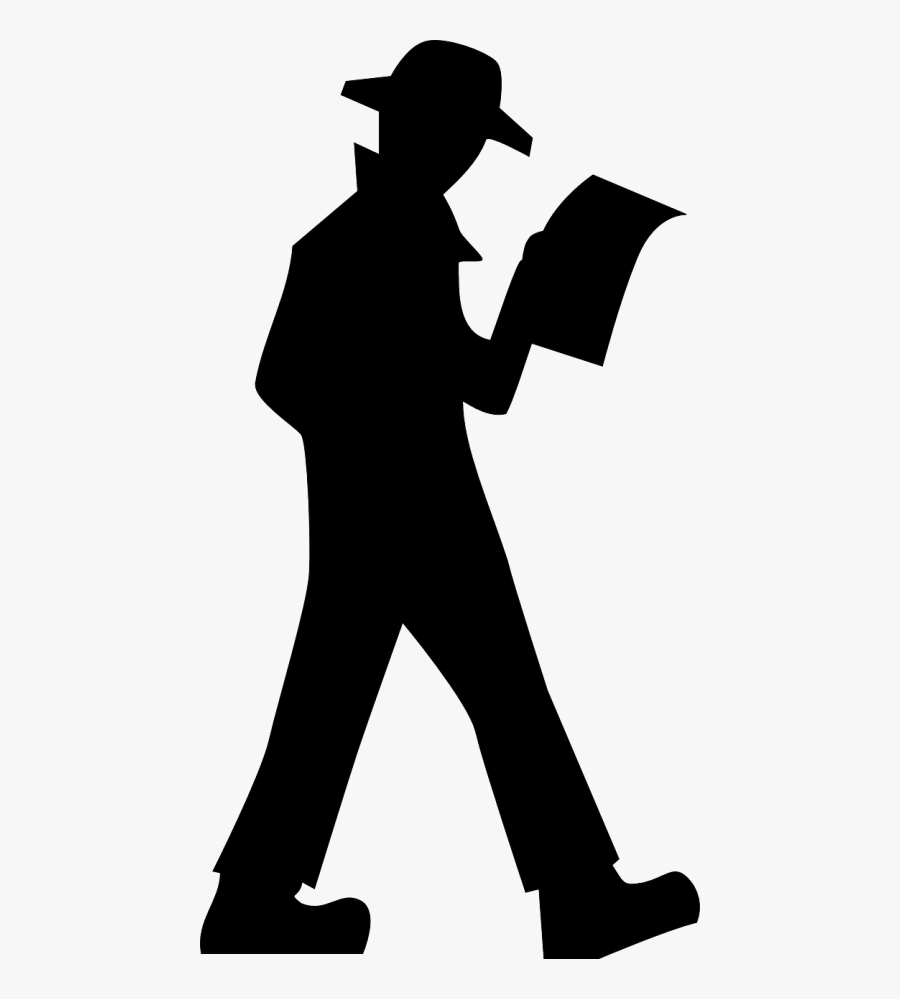 Walking Clipart Silhouette Collection - Detective Silhouette Png, Transparent Clipart