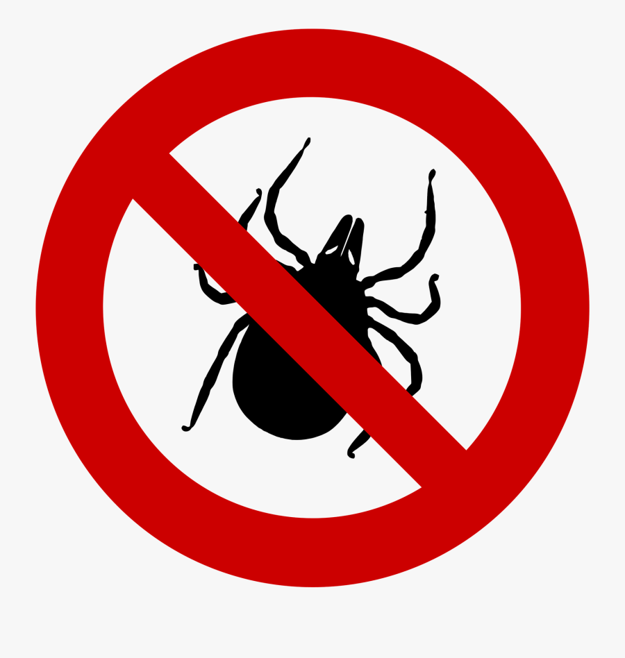 Bug Clipart Tick - No Left Turn Traffic Sign, Transparent Clipart