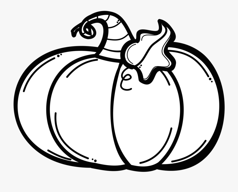 Free Carson - Pumpkins Clipart Black And White, Transparent Clipart