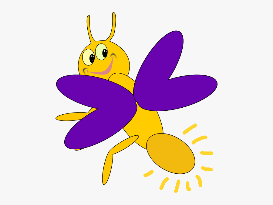 Lightning Bug Clip Art - Firefly Insect Clip Art, Transparent Clipart