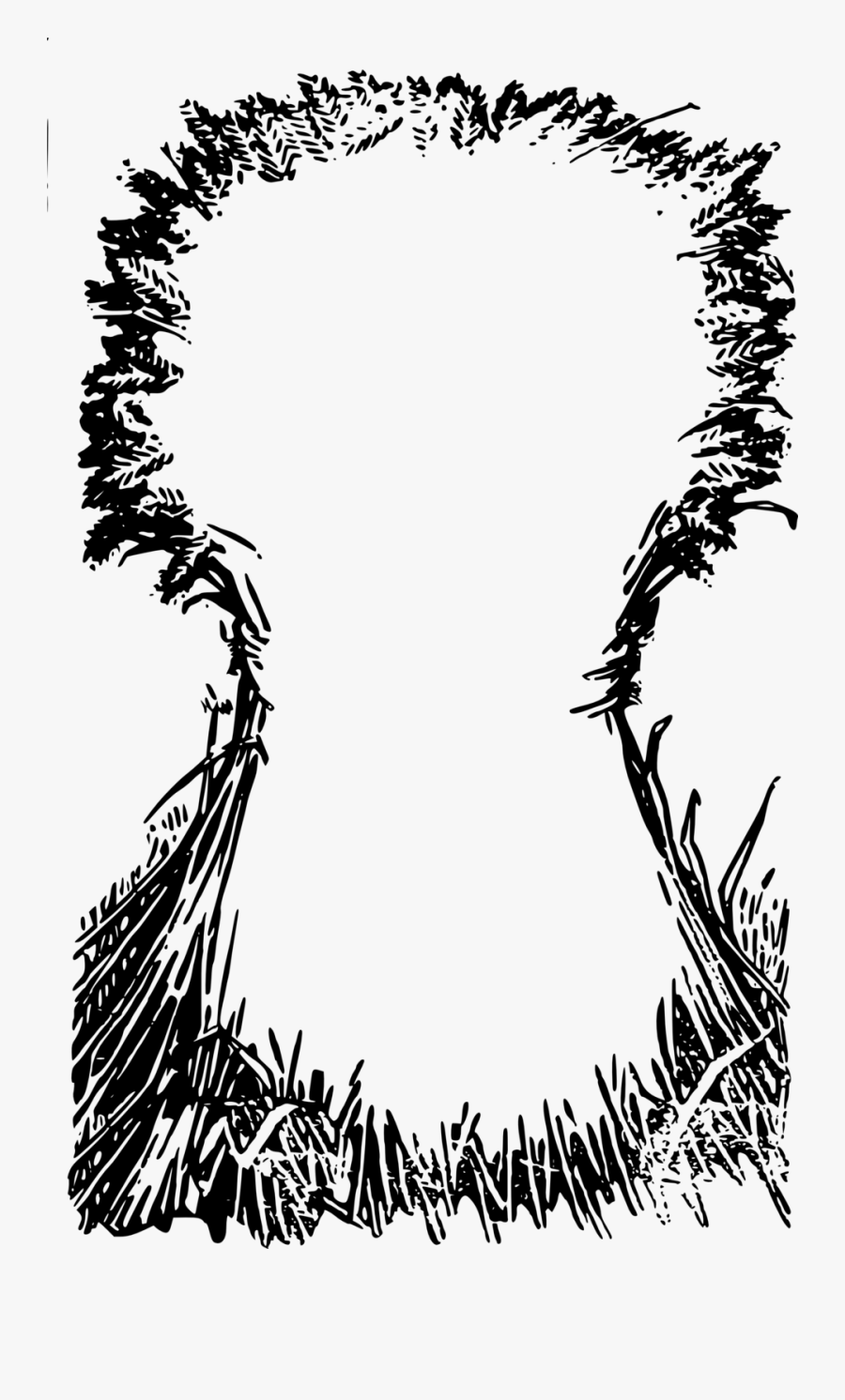 Wheat Frame - Clip Art, Transparent Clipart