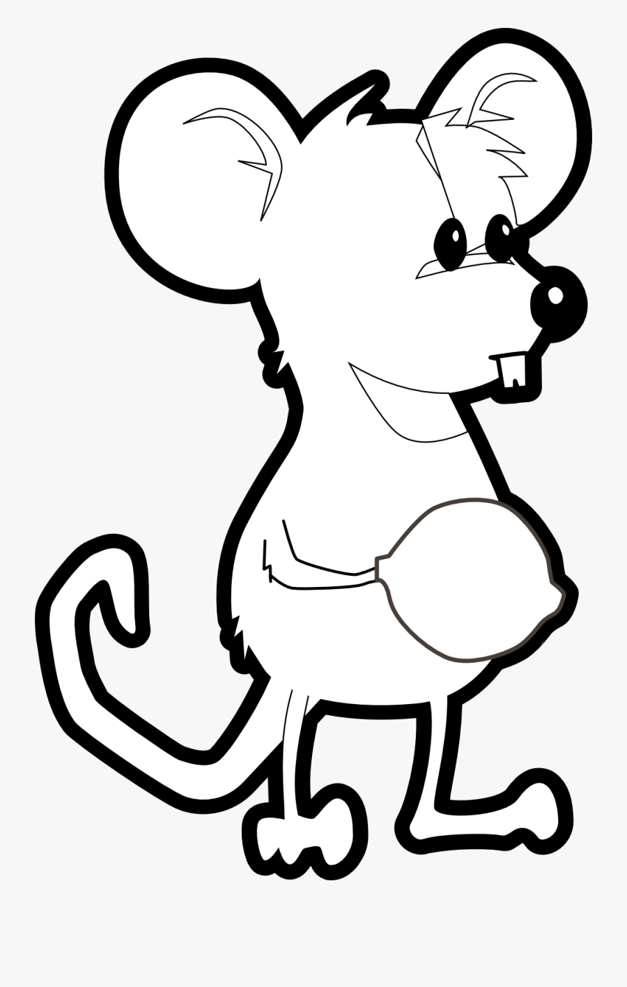 Computer Mouse Clipart Black And White Cartoon Rat