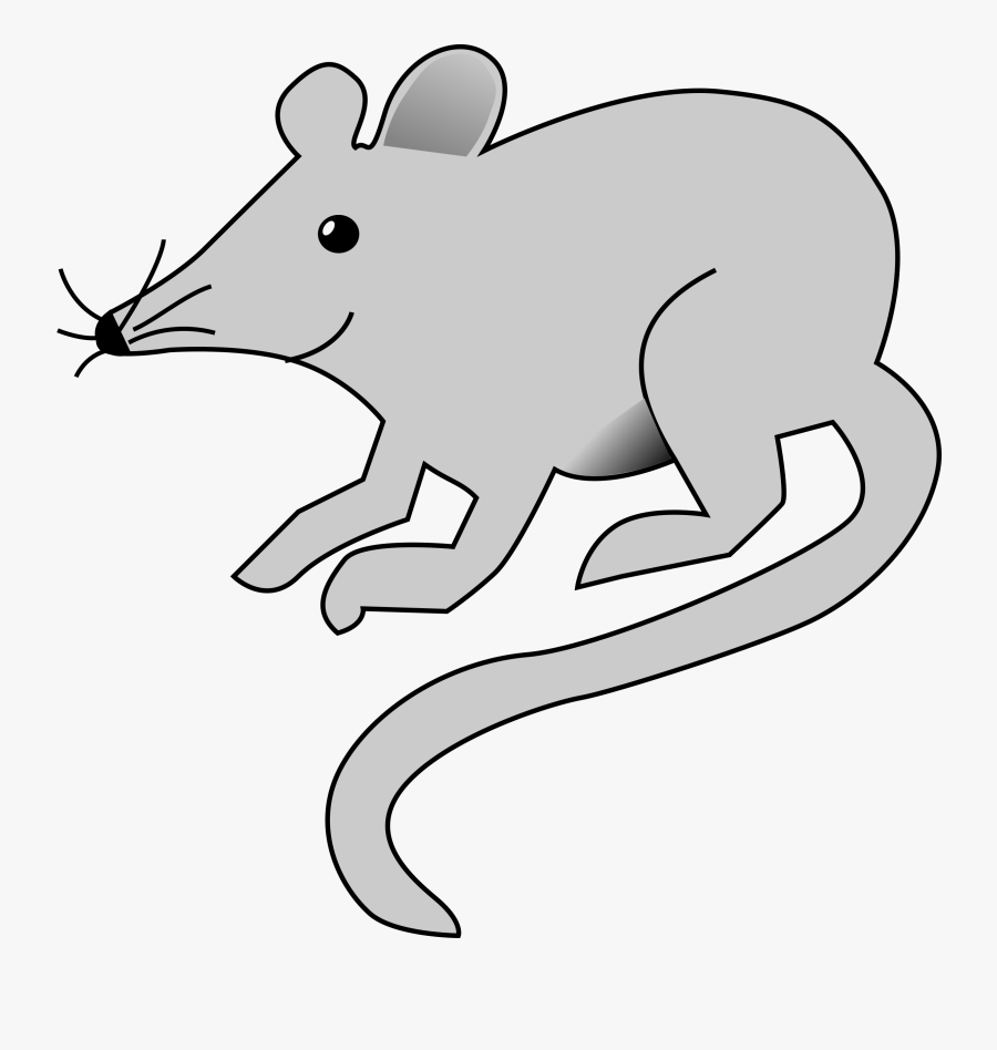 Transparent Mouse Clipart - Cartoon Mouse Transparent Background, Transparent Clipart