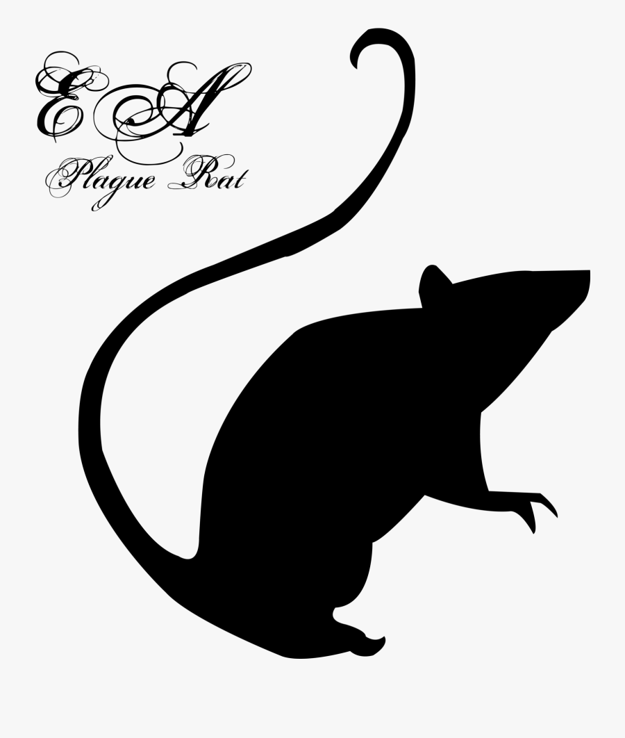 Black Rat Clipart - Emilie Autumn Plague Rat, Transparent Clipart