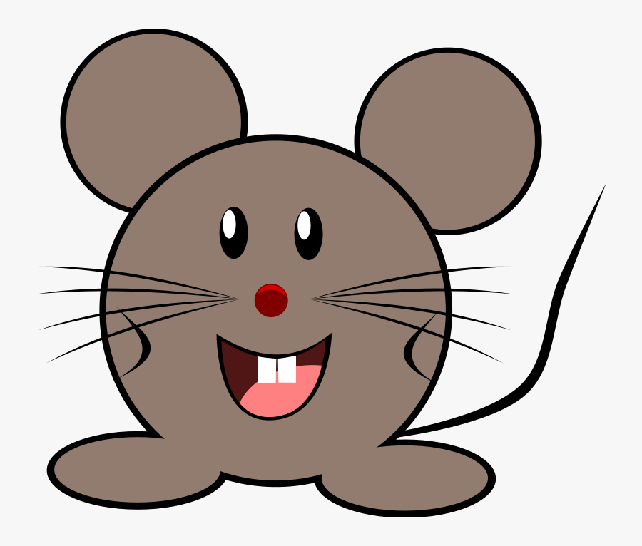 Smiling Rat Or Mouse Vector Clip Art - You Are Welcome Cartoon, Transparent Clipart