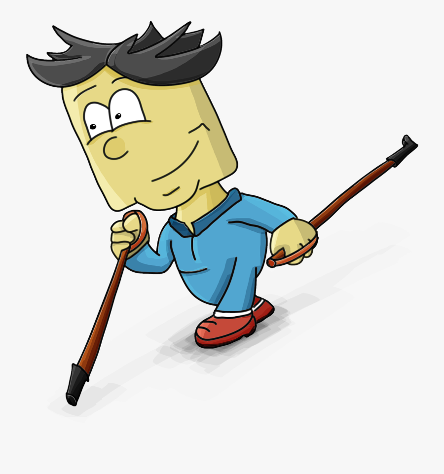 Walking Cartoon Images 13, Buy Clip Art - Nordic Walking Karikatur, Transparent Clipart
