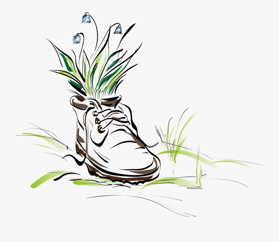 Transparent Hiking Boot Clipart - Wandelschoen Png, Transparent Clipart