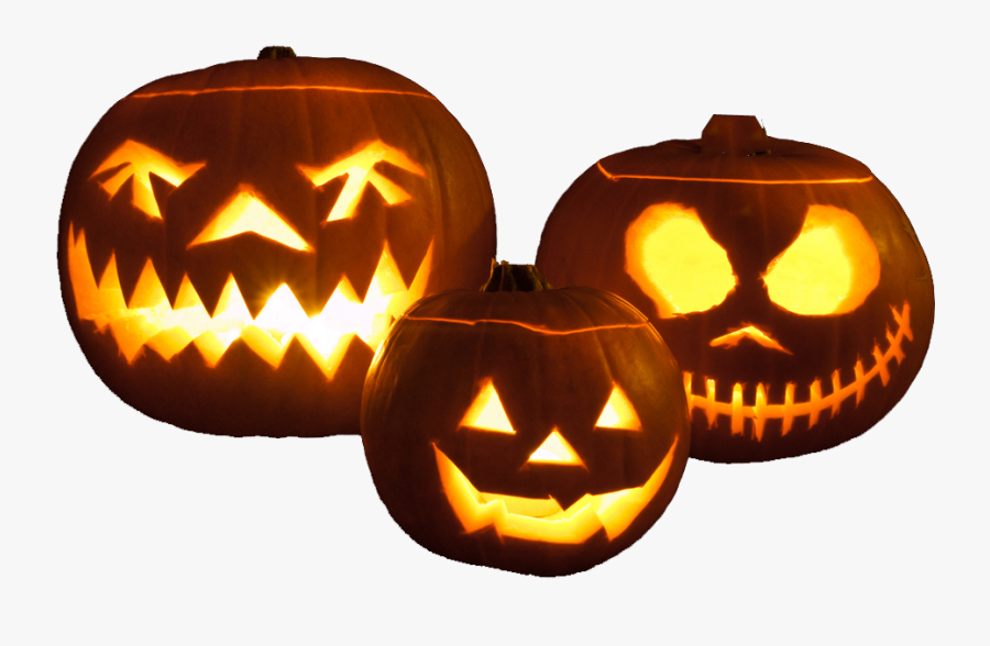Clip Art Scary Pumpkins - Halloween Pumpkin Png, Transparent Clipart