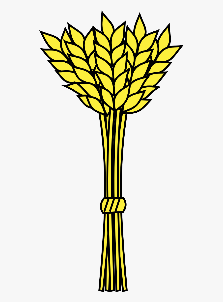 Wheat Grain Clipart Stalk Bushel Of Transparent Png - Bunch Of Wheat Clipart, Transparent Clipart