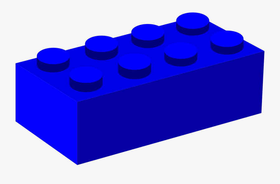 Lego Clipart Blue - Blue Lego Brick Clipart, Transparent Clipart