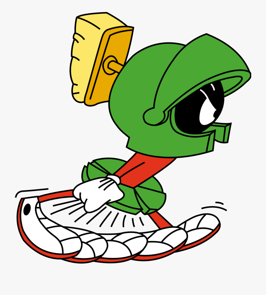 Marvin The Martian - Marvin The Martian Running, Transparent Clipart