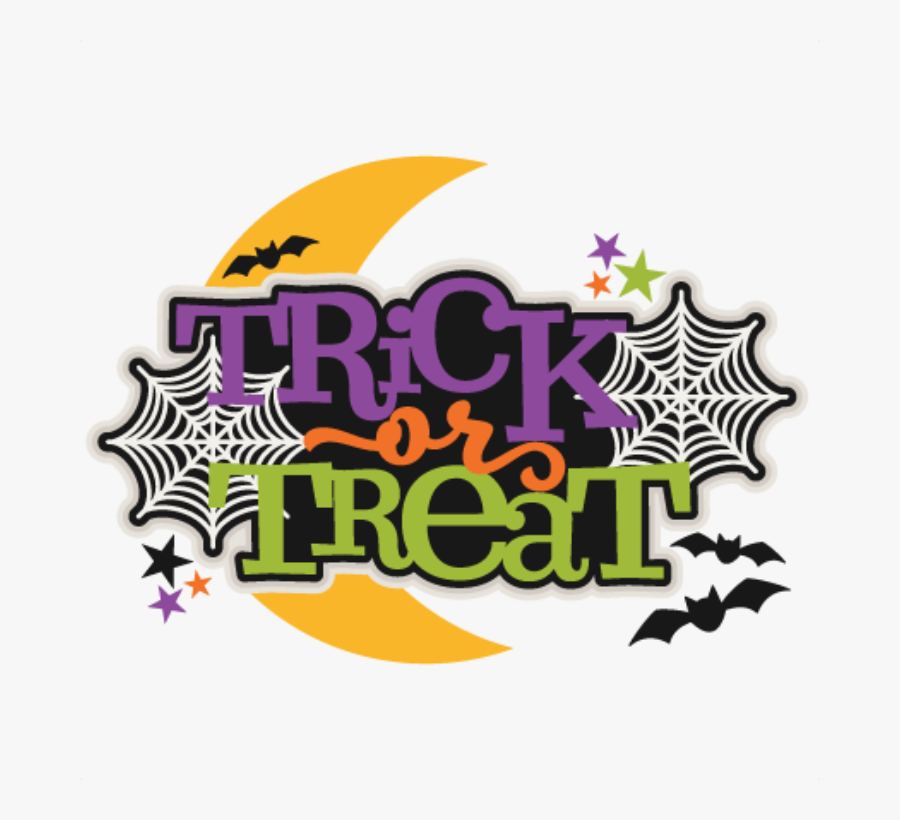 Transparent Happy Halloween Clip Art - Trick Or Treat Clip Art Free, Transparent Clipart