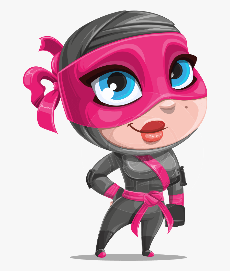 Cute Ninja Clipart At Getdrawings - Ниндзя Девочка, Transparent Clipart