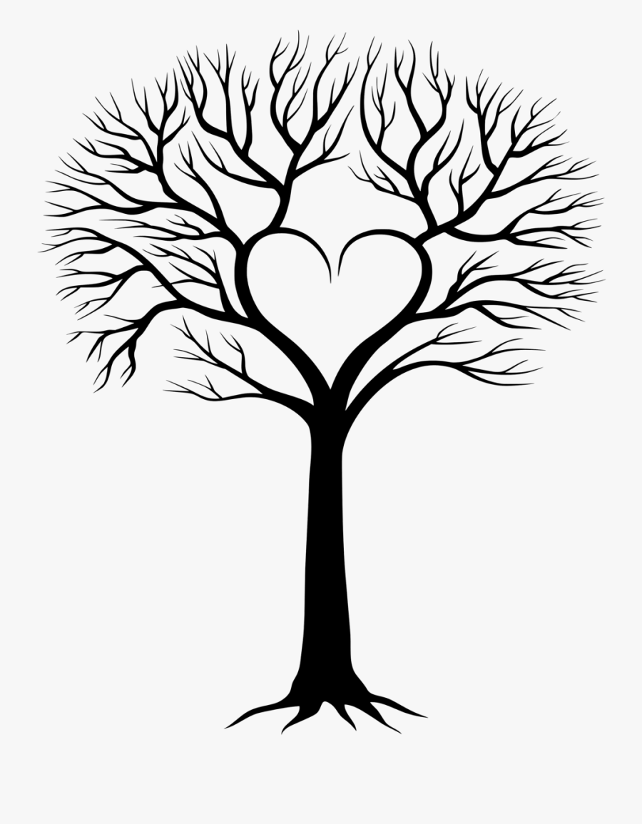 Family Tree With Birds 3 Clipart - Best Family Tree Drawing, Transparent Clipart