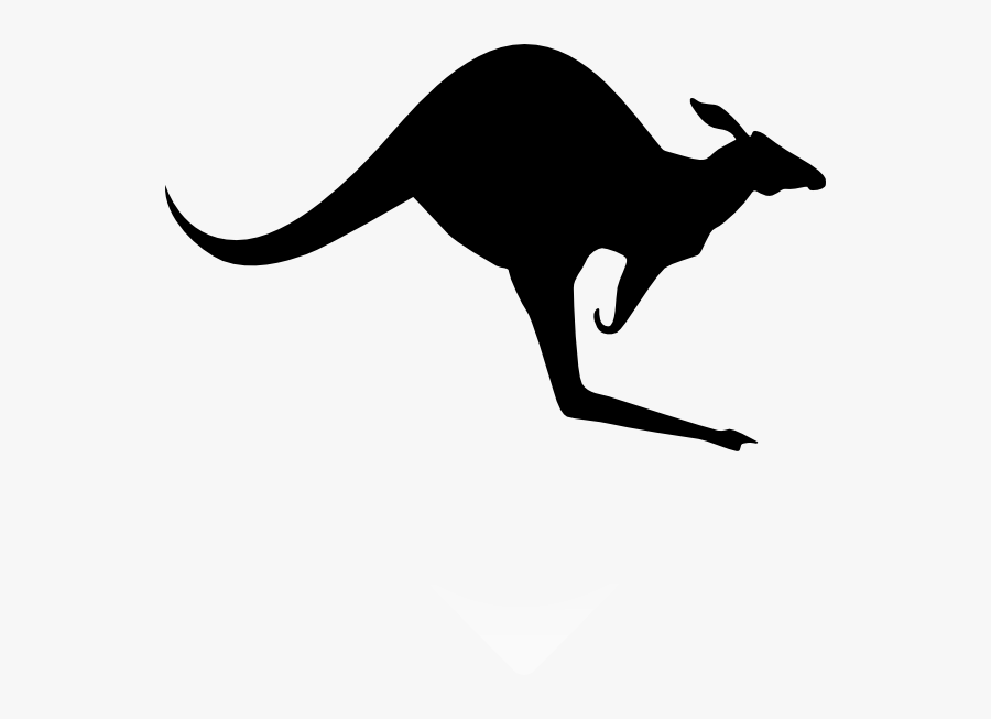 Kangaroo Clipart Black, Transparent Clipart