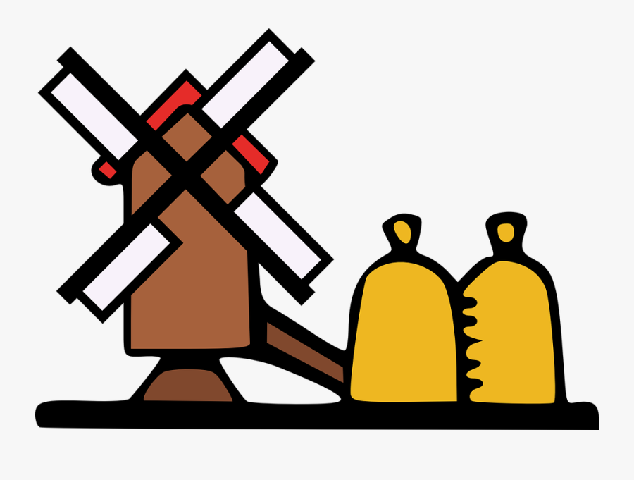 Mill Clipart Wheat Mill - Grind The Wheat Clipart, Transparent Clipart