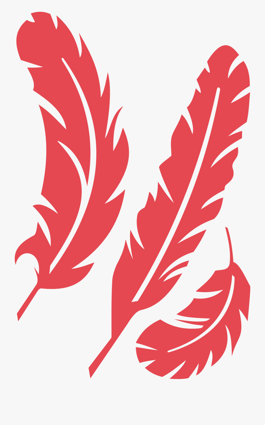 Feathers Clipart Svg - Cardinal Feather Clip Art, Transparent Clipart