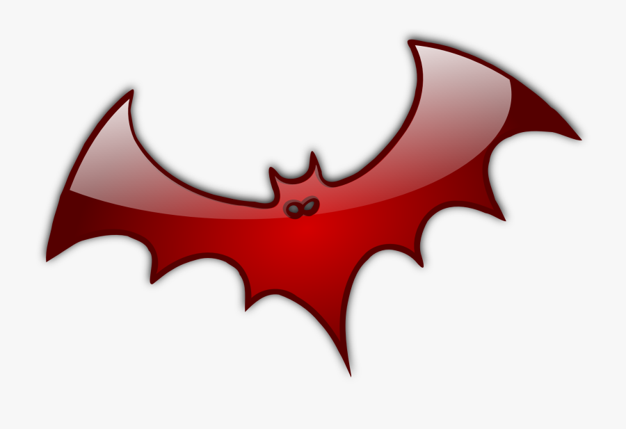 H Goliath Koch Halloween 1969px - Red Bat Clip Art, Transparent Clipart