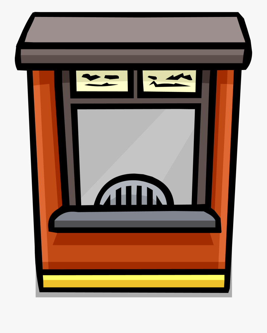 Ticket Booth Sprite - Ticket Booth Clipart, Transparent Clipart