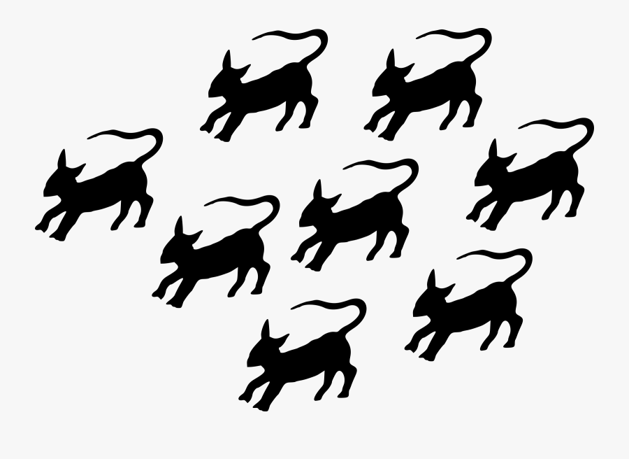 Rat Pack - Silhouette, Transparent Clipart