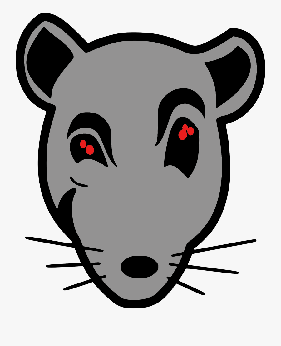 Rat Clipart Head Cartoon, Transparent Clipart