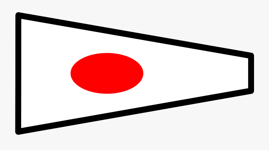 International Maritime Signal Flag 1, Transparent Clipart