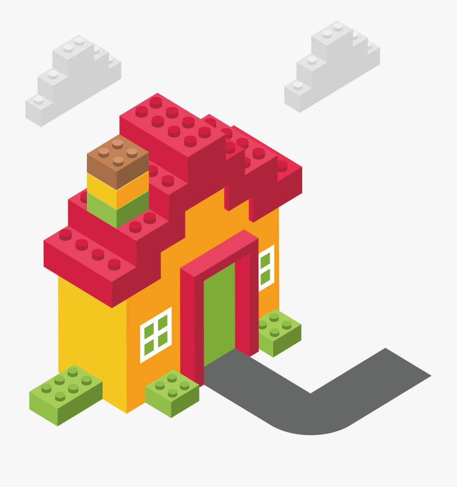 House Euclidean Vector Icon Lego Free Hd Image Clipart - Transparent Lego House Png, Transparent Clipart