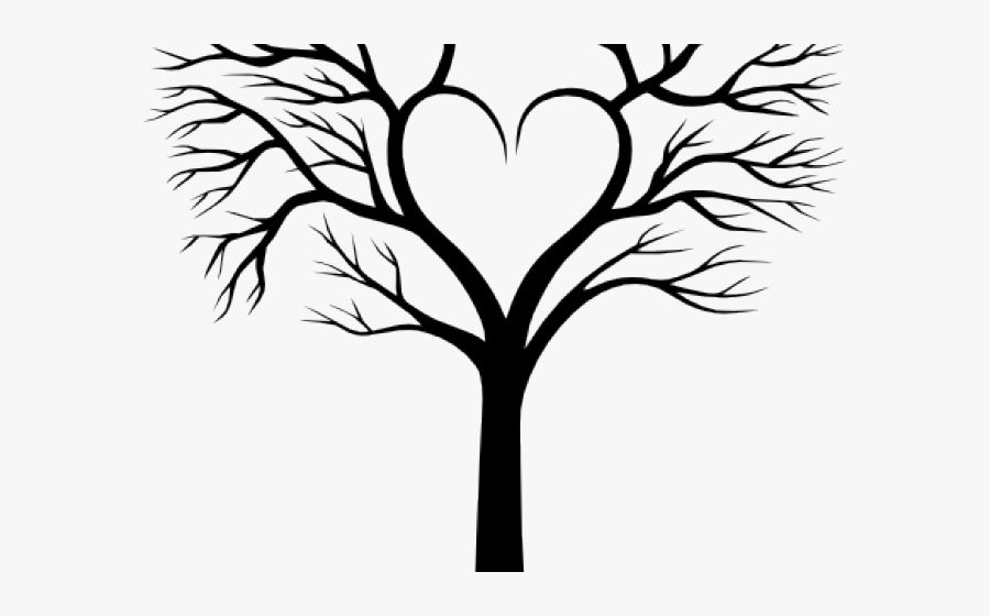 Barren Clipart Tree Stem - Tree Drawing Easy, Transparent Clipart