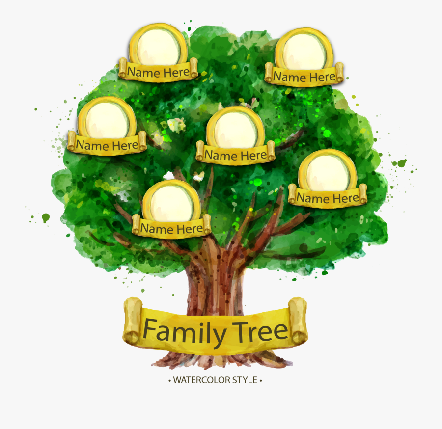 Transparent Family Tree Clip Art - Family Tree Sample Design, Transparent Clipart