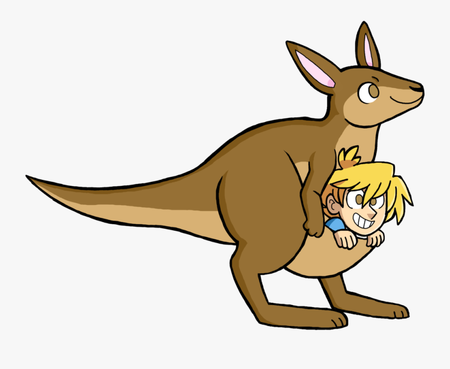 Drawing Kangaroo Marsupial - Kangaroo Cartoon Transparent, Transparent Clipart