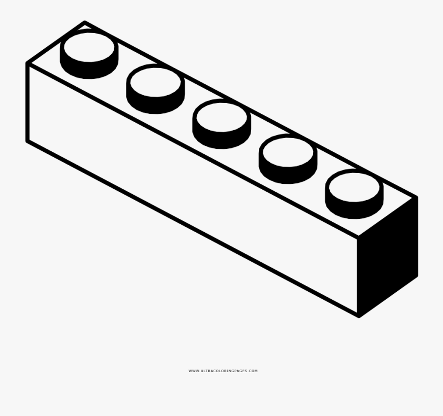 Lego Brick Coloring Page - Clipart Free Lego Brick Clipart, Transparent Clipart