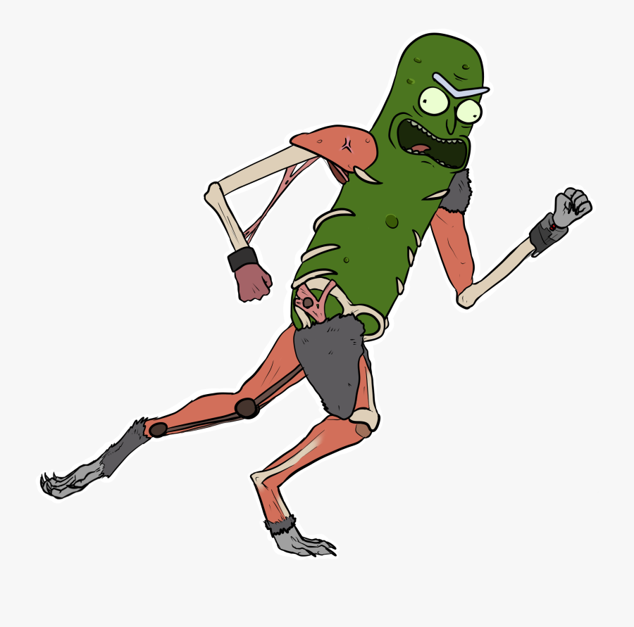 Pickle Rick Png - Rick And Morty Cucumber, Transparent Clipart