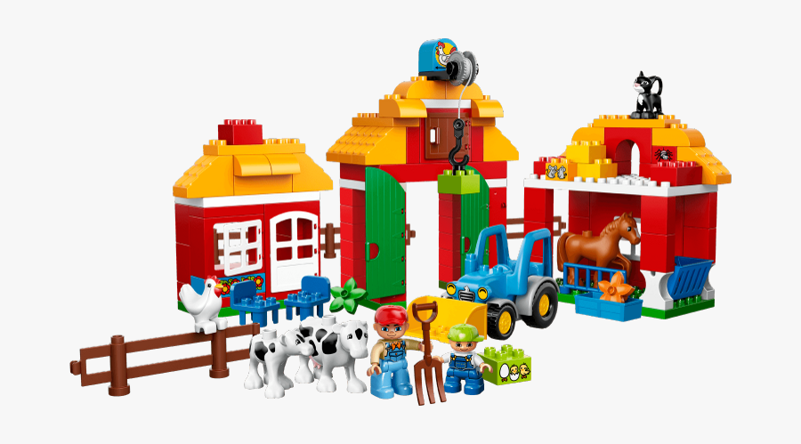 Legos Clipart Lego Big - Granja De Lego Duplo, Transparent Clipart