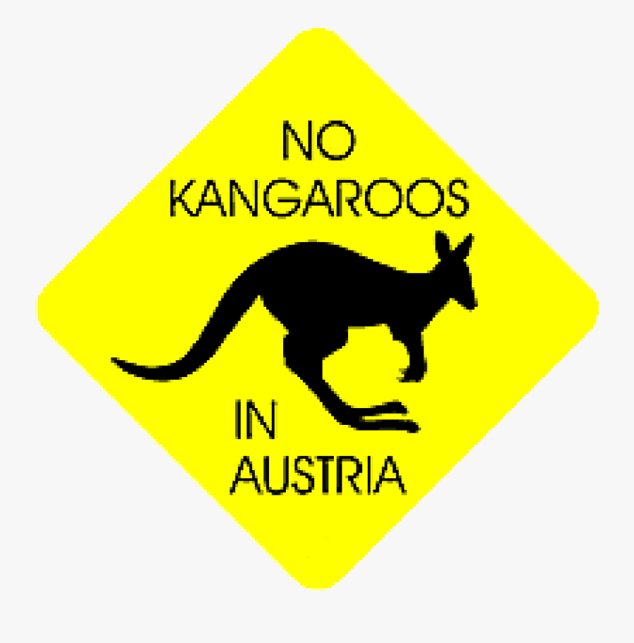Transparent Kangaroo Clip Art - Austria No Hay Canguros, Transparent Clipart