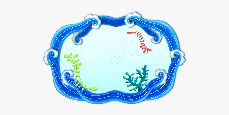 Clip Art Border Transprent - Border Sea, Transparent Clipart