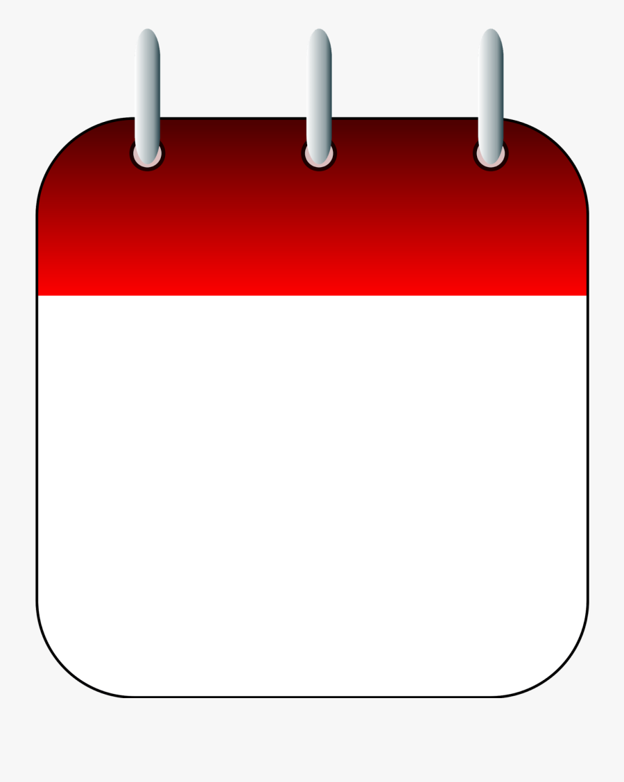Blank Calendar Page Icon - Blank Calendar One Day, Transparent Clipart